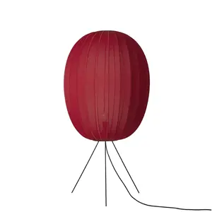 Made By Hand - Gulvlampe - Knit-Wit 65 High Oval Floor Medium - Maple Red