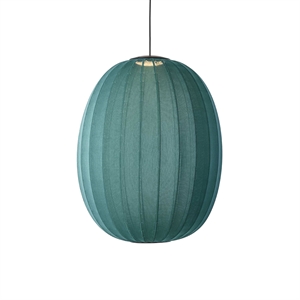 Made By Hand - Pendellampe - Knit-Wit 65 High Oval Pendant LED - Seagrass