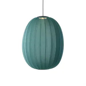 Made By Hand - Pendellampe - Knit-Wit 65 High Oval Pendant LED - Seagrass