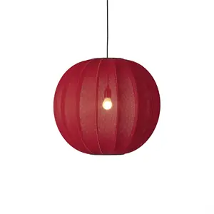 Made By Hand - Pendellampe - Knit-Wit 60 Round Pendant - Maple Red