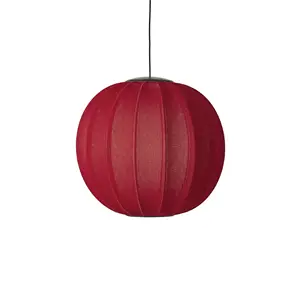 Made By Hand - Pendellampe - Knit-Wit 60 Round Pendant LED - Maple Red
