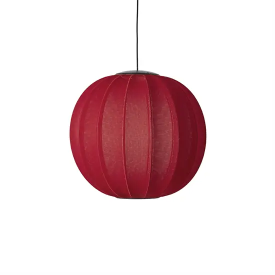 Made By Hand - Pendellampe - Knit-Wit 60 Round Pendant LED - Maple Red