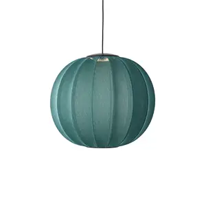 Made By Hand - Pendellampe - Knit-Wit 60 Round Pendant LED - Seagrass
