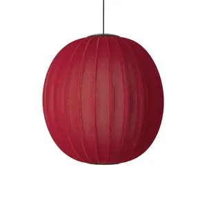 Made By Hand - Pendellampe - Knit-Wit 75 Round Pendant LED - Maple Red