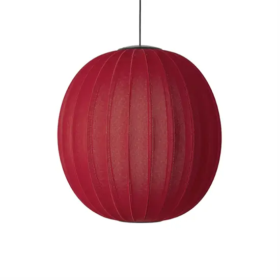 Made By Hand - Pendellampe - Knit-Wit 75 Round Pendant LED - Maple Red
