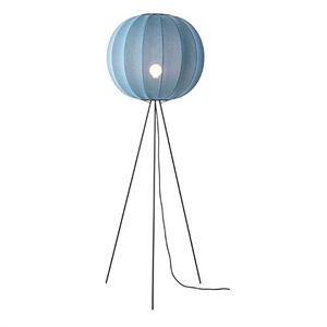 Made By Hand - Gulvlampe - Knit-Wit 60 Round Floor High - Blue Stone