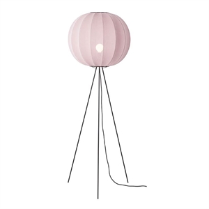Made By Hand - Gulvlampe - Knit-Wit 60 Round Floor High - Light Pink