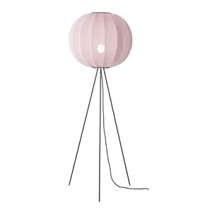 Made By Hand - Gulvlampe - Knit-Wit 60 Round Floor High - Light Pink