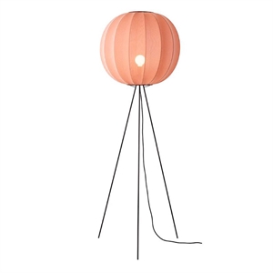 Made By Hand - Gulvlampe - Knit-Wit 60 Round Floor High - Coral