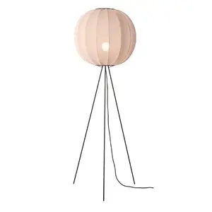 Made By Hand - Gulvlampe - Knit-Wit 60 Round Floor High - Sand Stone