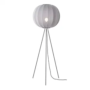 Made By Hand - Gulvlampe - Knit-Wit 60 Round Floor High - Silver