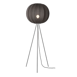 Made By Hand - Gulvlampe - Knit-Wit 60 Round Floor High - Black