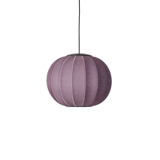 Made By Hand  - Knit-Wit 45 Round Pendant LED - Burgundy