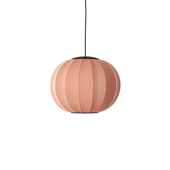 Made By Hand  - Knit-Wit 45 Round Pendant LED - Coral