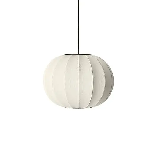 Made By Hand  - Knit-Wit 45 Round Pendant - Pearl White