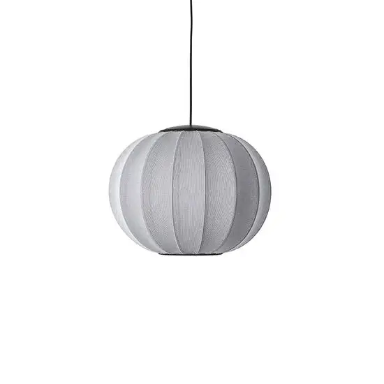 Made By Hand  - Knit-Wit 45 Round Pendant LED - Silver