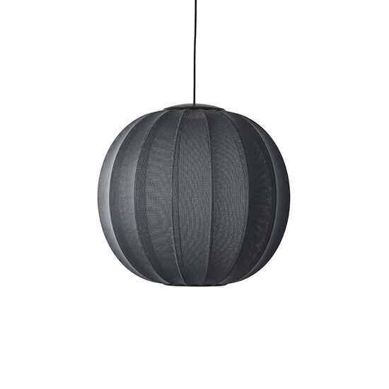 Made By Hand  - Knit-Wit 60 Round Pendant LED - Black