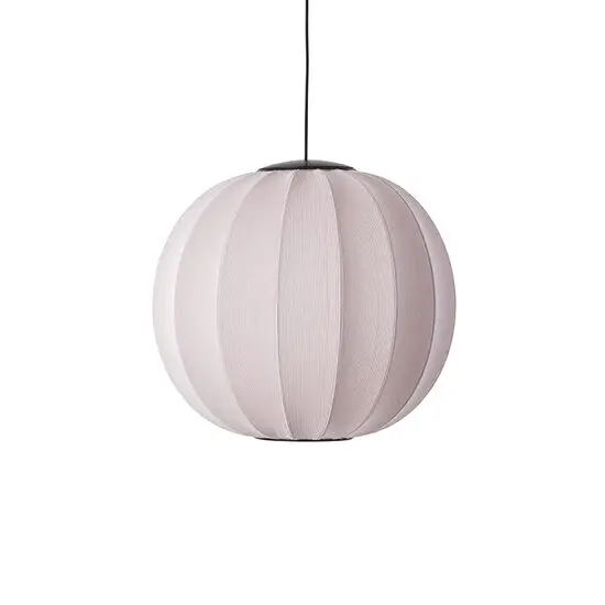 Made By Hand  - Knit-Wit 60 Round Pendant LED - Light Pink