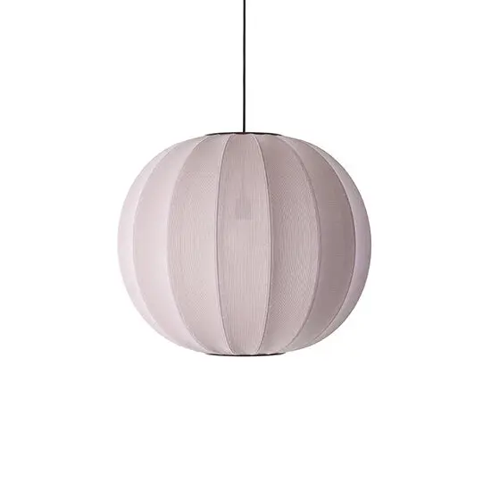 Made By Hand  - Knit-Wit 60 Round Pendant - Light Pink