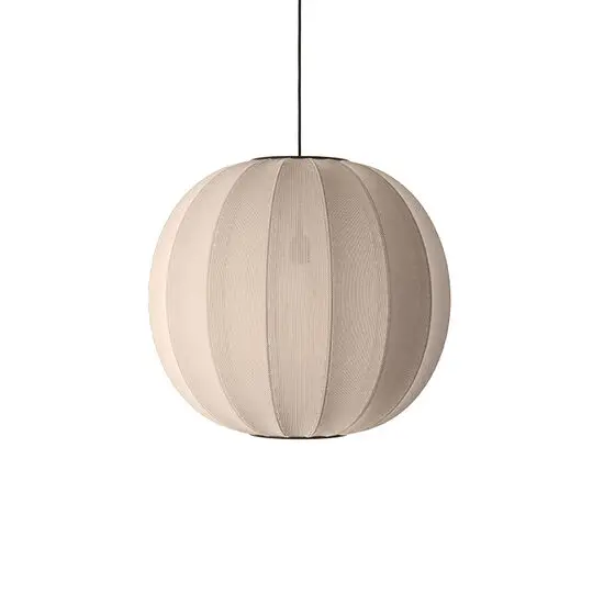 Made By Hand  - Knit-Wit 60 Round Pendant - Sand Stone