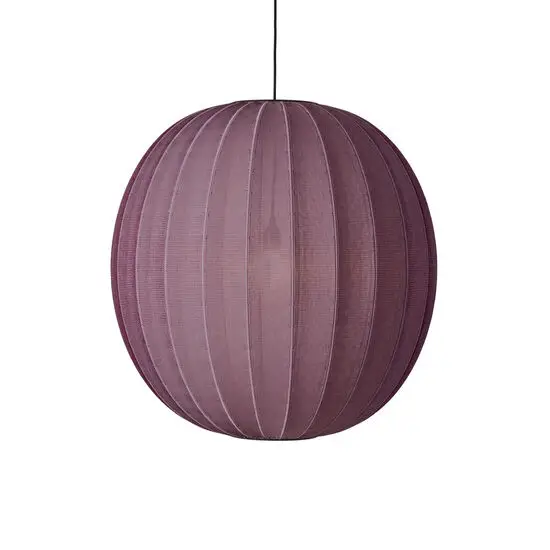 Made By Hand  - Knit-Wit 75 Round Pendant - Burgundy