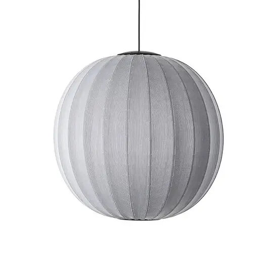 Made By Hand  - Knit-Wit 75 Round Pendant LED - Silver