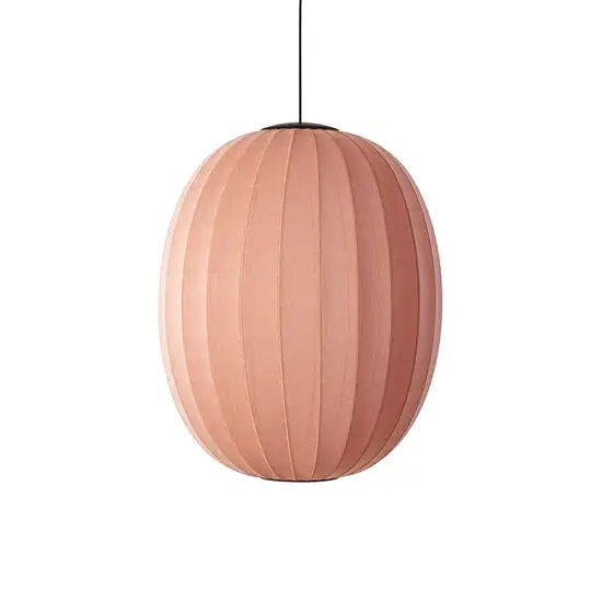 Made By Hand  - Knit-Wit 65 High Oval Pendant LED - Coral