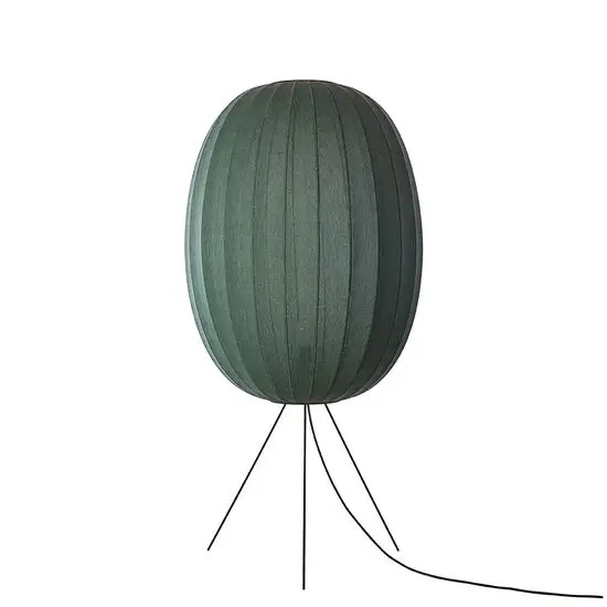 Made By Hand  - Knit-Wit 65 High Oval Floor Medium - Tweed Green