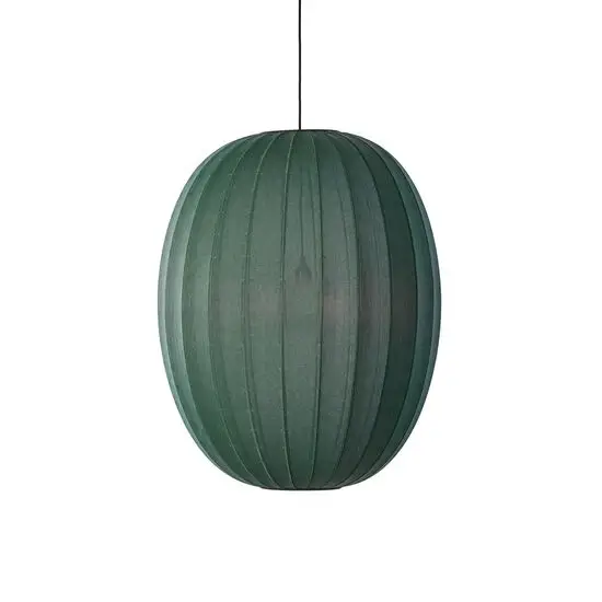 Made By Hand  - Knit-Wit 65 High Oval Pendant - Tweed Green