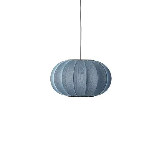 Made By Hand - Pendellampe - Knit-Wit 45 Oval Pendant - Blue Stone
