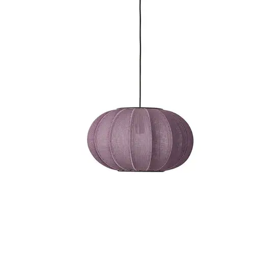 Made By Hand  - Knit-Wit 45 Oval Pendant - Burgundy