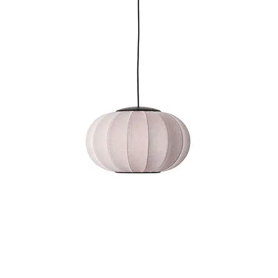 Made By Hand - Pendellampe - Knit-Wit 45 Oval Pendant LED - Light Pink