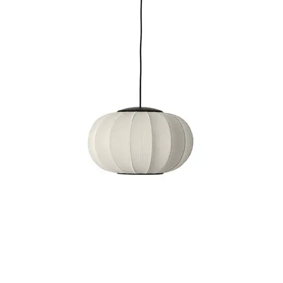 Made By Hand  - Knit-Wit 45 Oval Pendant LED - Pearl White