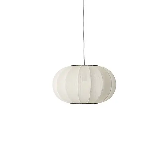Made By Hand - Pendellampe - Knit-Wit 45 Oval Pendant - Pearl White