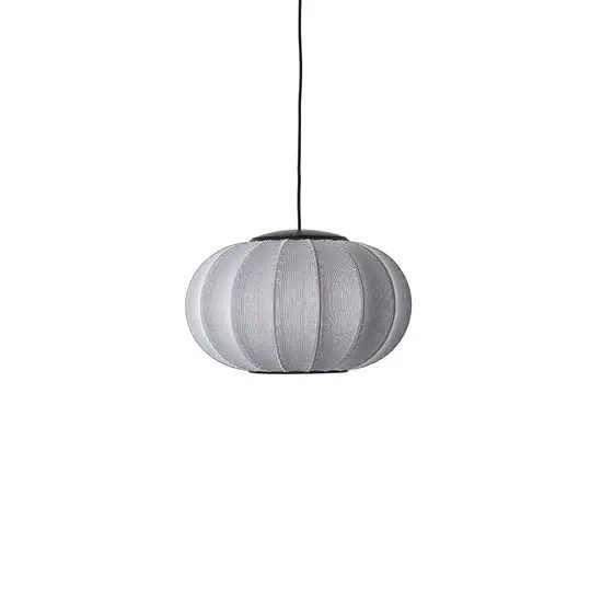 Made By Hand  - Knit-Wit 45 Oval Pendant LED - Silver