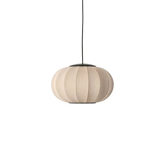 Made By Hand  - Knit-Wit 45 Oval Pendant LED - Sand Stone