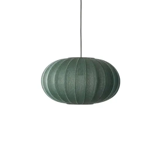 Made By Hand  - Knit-Wit 57 Oval Pendant - Tweed Green