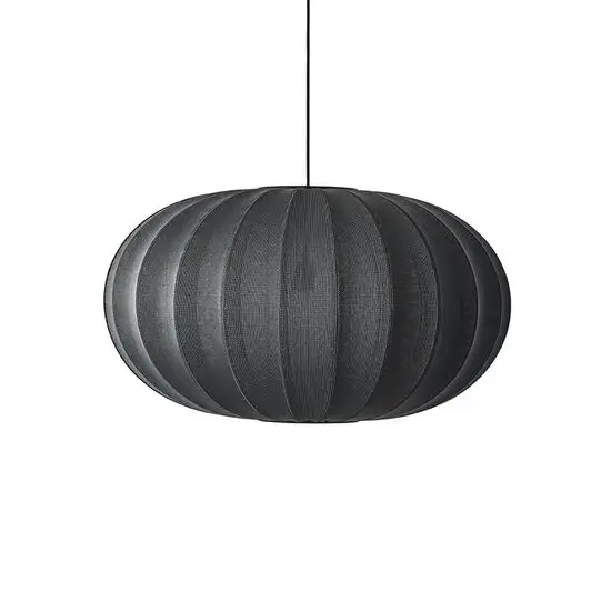 Made By Hand  - Knit-Wit 76 Oval Pendant - Black