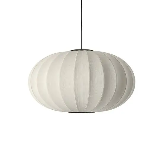Made By Hand  - Knit-Wit 76 Oval Pendant LED - Pearl White