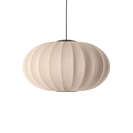 Made By Hand  - Knit-Wit 76 Oval Pendant LED - Sand Stone