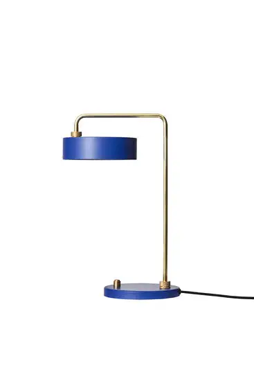 Made By Hand  - Petite Machine Table Lamp - Royal Blue