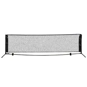 Pickleballnet med metalramme, meshnet og stabile bundstøtter, 81 cm høj, 300 cm bred.