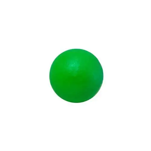 Grøn bold med glat overflade, lille i størrelse, del af produktet Magni - Soft ball med skind Ø7 cm.