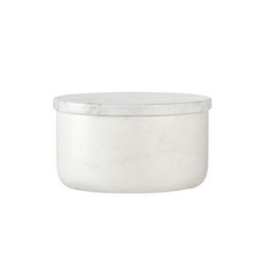 Image of Louise Roe - Stone bowl Martha - White Marble