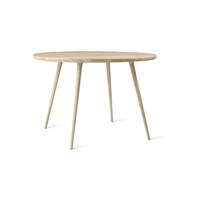 Mater bord - Accent spisebord - mat lakeret eg - Ø 110 cm