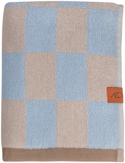 Mette Ditmer - RETRO håndklæde, lyseblå