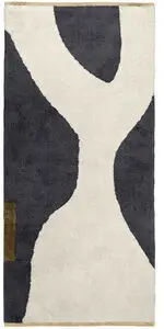 Mette Ditmer - FIGURA tæppe, mellemstor - Dark grey
