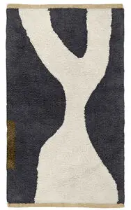 Mette Ditmer - FIGURA tæppe, lille - Dark grey