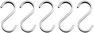 Mette Ditmer - HANG-IT S-krog, 5-pak - Brushed steel