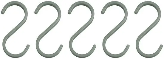 Mette Ditmer - HANG-IT S-hook, 5-pack - Thyme green